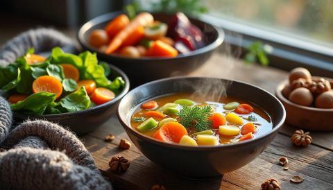 découvrez des recettes de plats réconfortants et légers, idéales pour savourer l'hiver tout en prenant soin de votre santé.