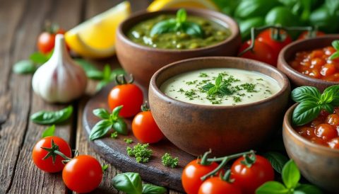 découvrez nos recettes de sauces légères et savoureuses, parfaites pour sublimer vos plats tout en gardant une touche healthy et gourmande.